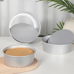4/5/6/7/8/9/10 Inch Birthday Cake Mold Shaped Aluminum Alloy Anode Live Bottom Cake Mold Baking Tray Mold Bakeware Cake Tools