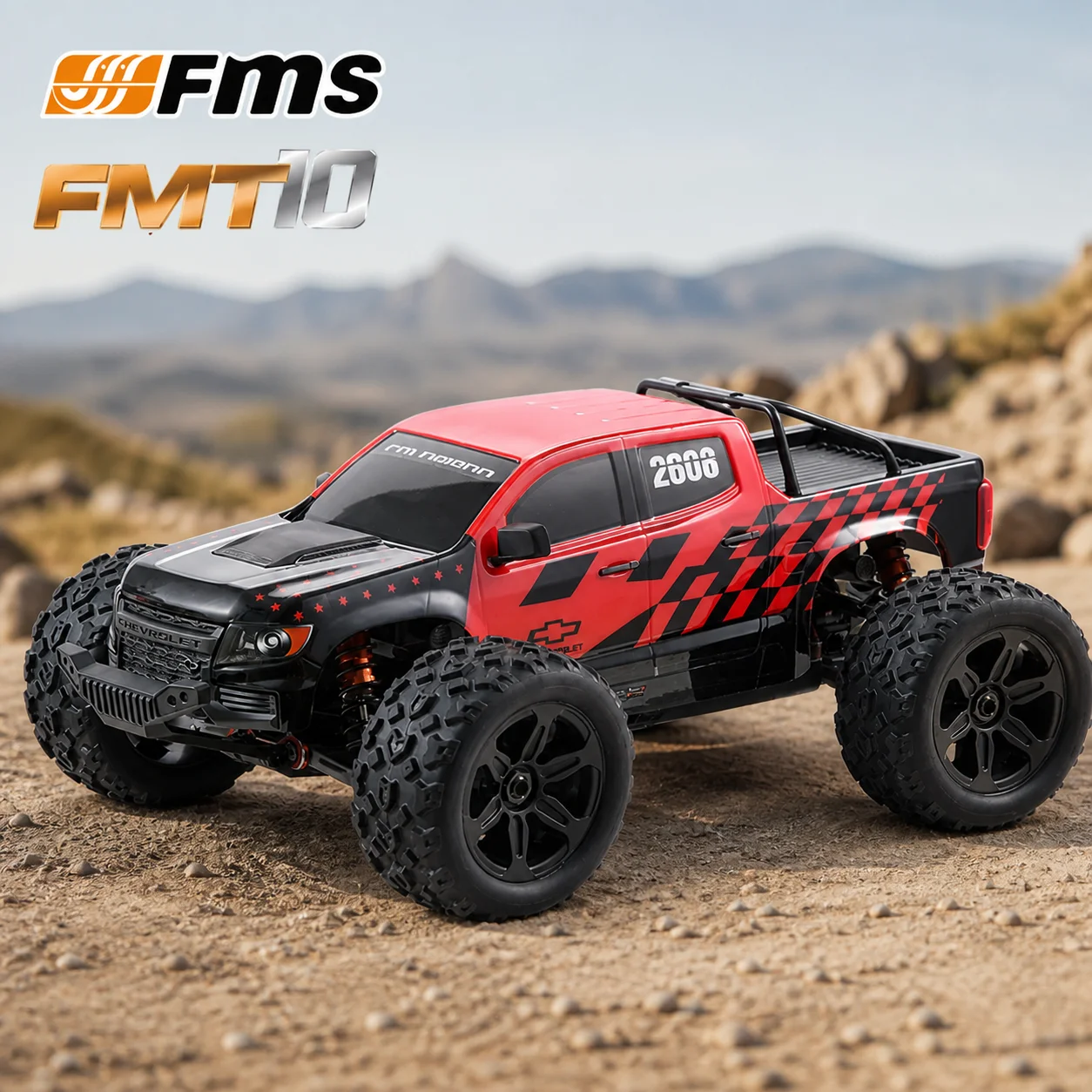 FMS 1/10 FMT Brushless 4WD RC Racing Truck High‑Performance Off‑Road Hobby Model Car for Adult RC Hobby Enthusiasts