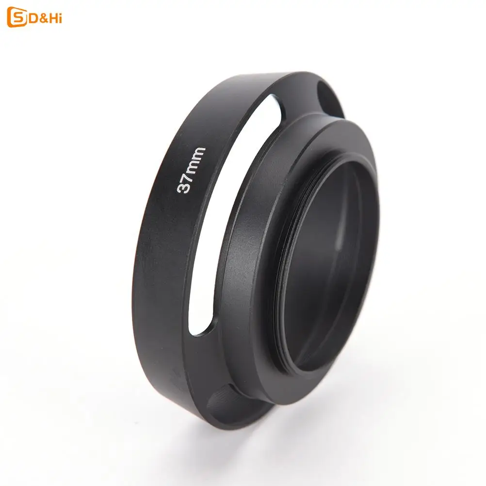 Black Metal Camera Lens Hood For FOR Leica Canon Nikon Lens 37 39 40.5 43 46 49 52 55 58 62 67 Mm