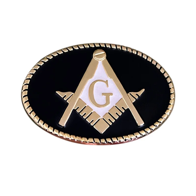 Mason series Masonic belt buckle Western style