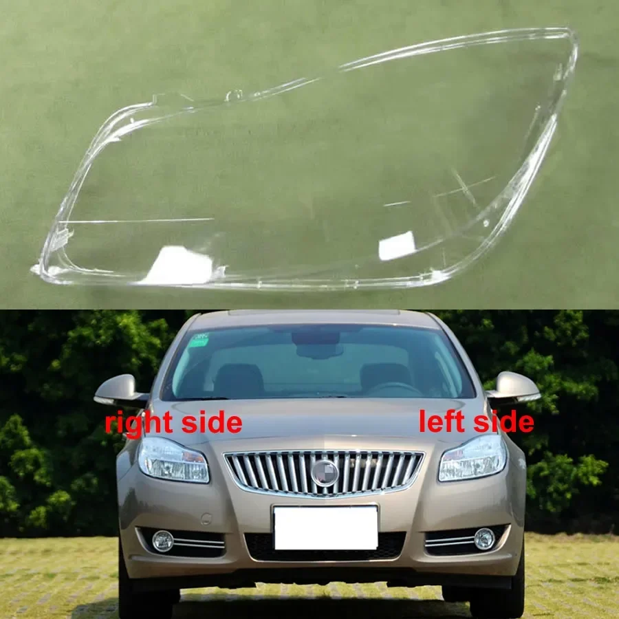 For Buick Regal 2009 2010 2011 2012 2013 Headlamp Shell Masks Transparent Headlight Lens Cover Plexiglass Auto Replacement Parts