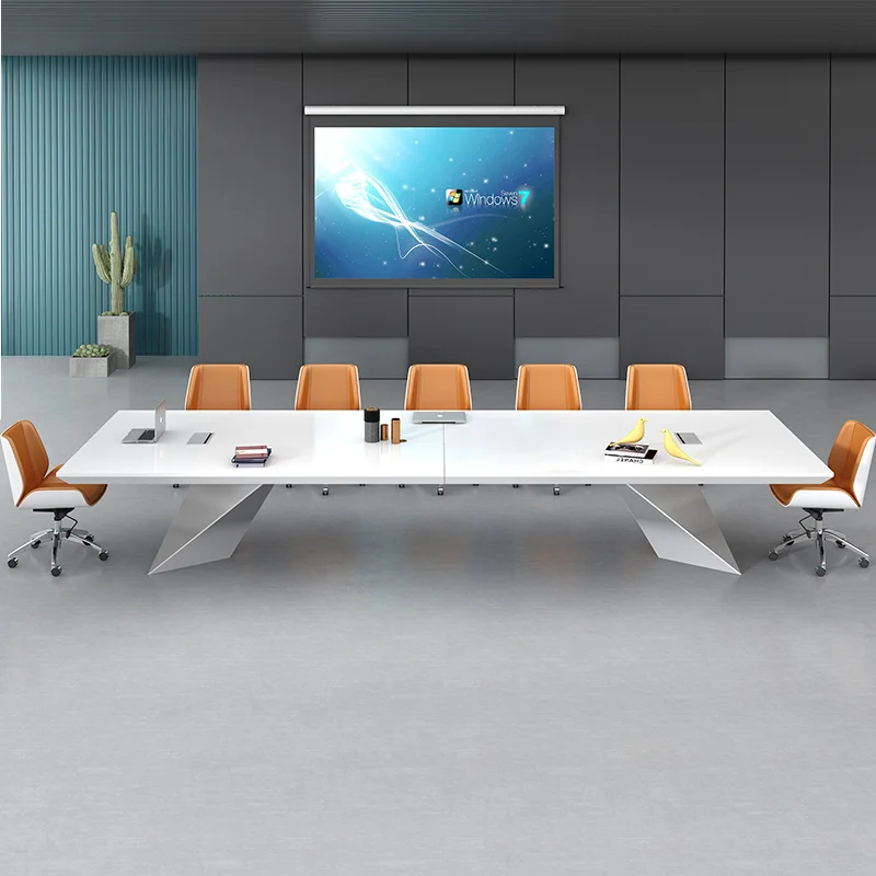 

200x100 300x120 400x140 Современный стол для конференций с краской для выпечки Центр клиента Компьютерный стол escritorios de computadora мебель