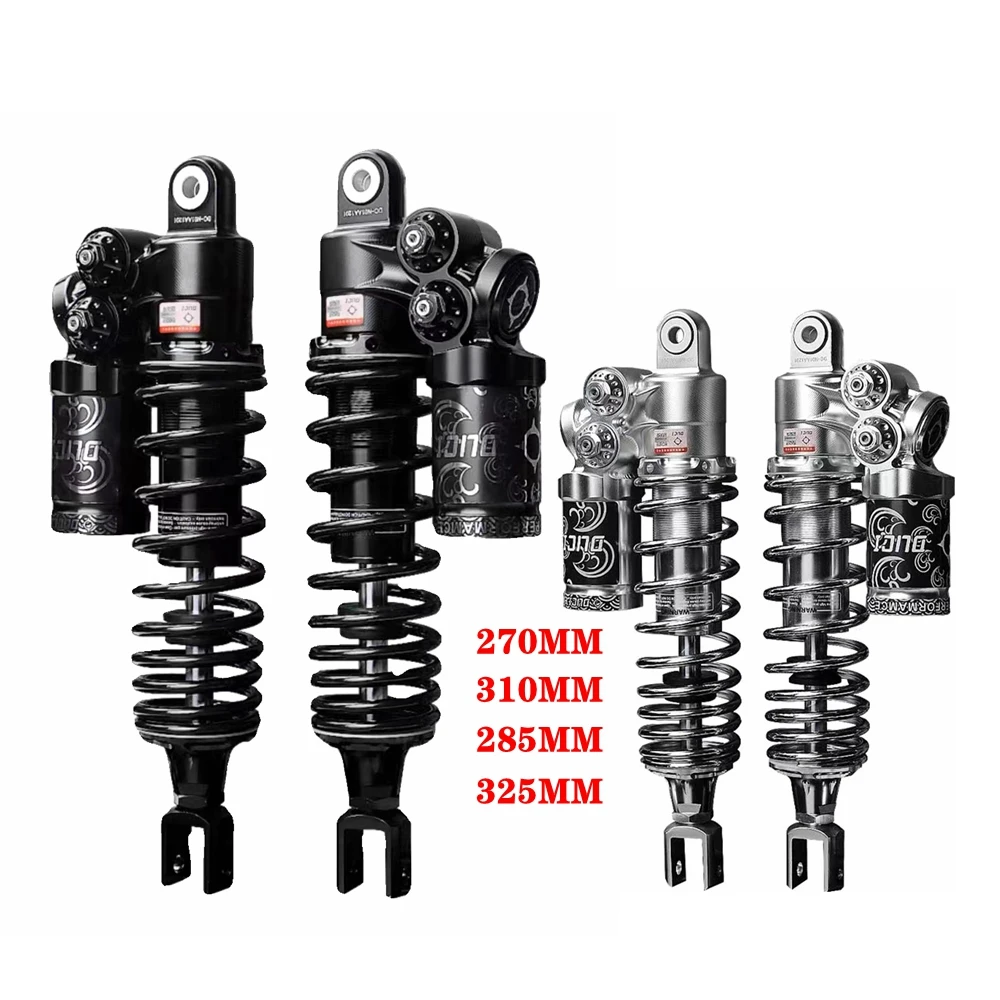 Motorcycle Rear Shock Absorber Preload Damping Adjustable 270/310/285/325mm Hole Pitch For NIU NQI N1S Ninebot E110P E300P E200p