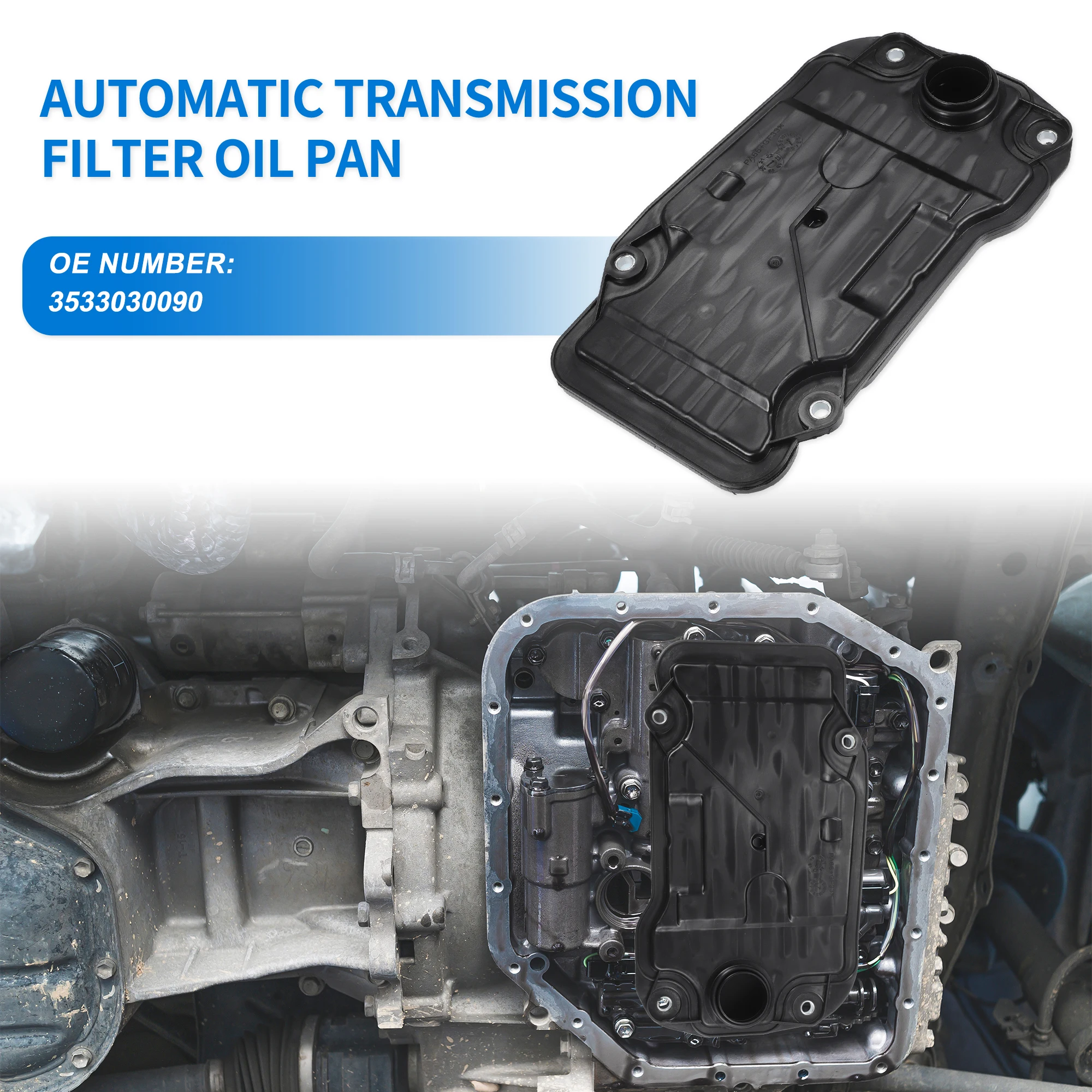 UXCELL Automatic Transmission Filter Oil Pan for Lexus GS250 2013-2015 for Lexus IS250 LUXURY 2014, 2015 3533030090