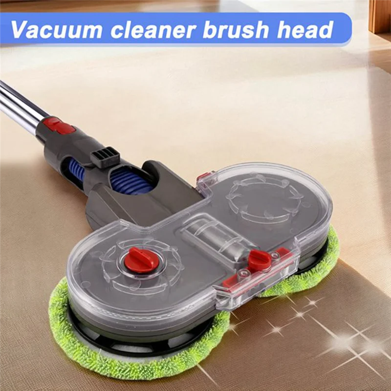 ABBK-Acco per testina per mop elettrico per aspirapolvere Dyson V15 V11 V10 V8 V7 con serbatoio dell'acqua staccabile 12 Mop riutilizzabile