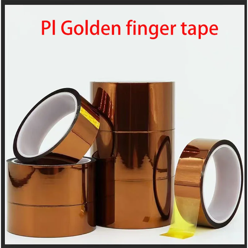 Polyimide tape Golden Finger 33m Extreme Heat Insulation Tape (300°C) for PCB & Automotive Sensor Protection