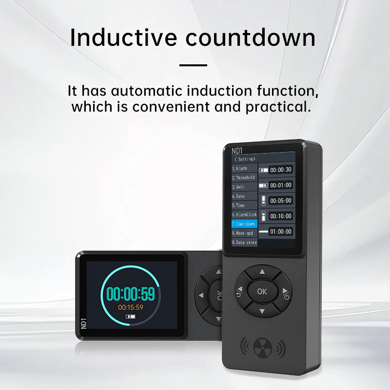 ALIENTEK ND1 Geiger عداد كاشف الإشعاع النووي مقياس الجرعات الشخصية اختبار النشاط الإشعاعي الأشعة السينية γ-ray β-ray قابلة للشحن #2