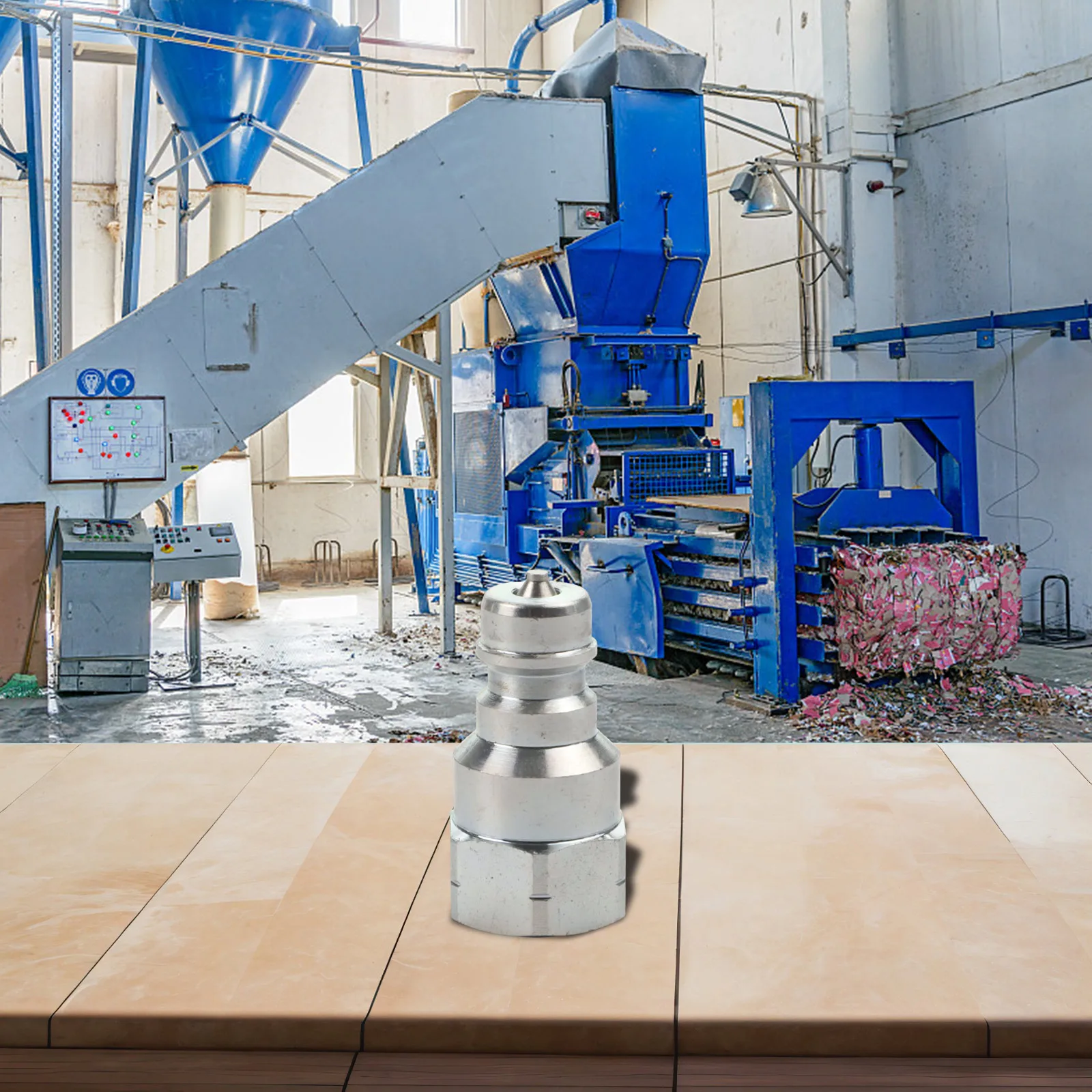 For Jacks And Pumps NPT 1 4-female NPT Threaded Coupler Automotive Hydraulic Quick Coupler Connector Tapered Valve Core