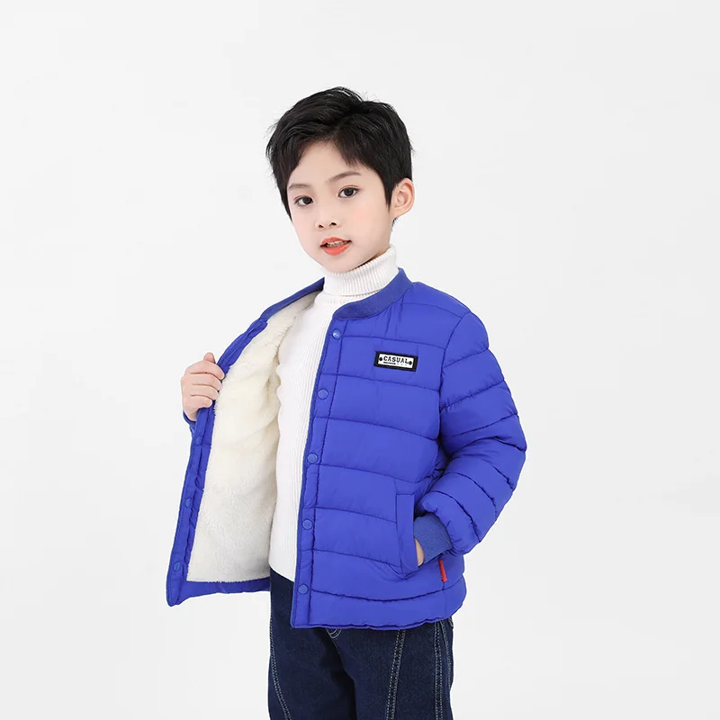 

Boys Coat Cotton Jacket Windbreak Outerwear 2024 Vintage Winter Autumn Thicken Warm Skiing Christmas Gift Children's Clothing