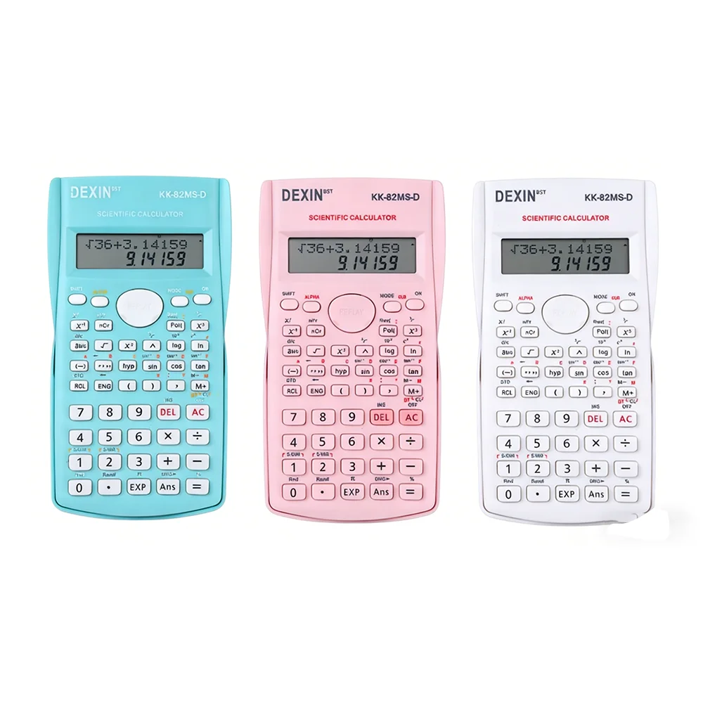 Multifunctional Scientific Calculator Student Simple Portable Big Screen Function Calculator Stationery School Office Supplies