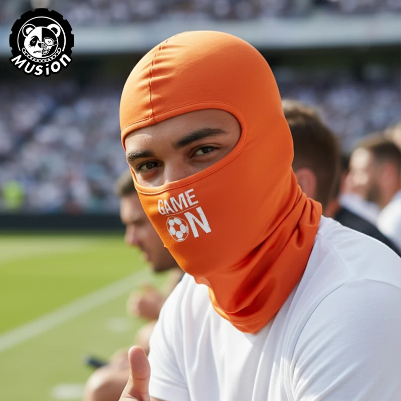 Musion Balaclava Mask 2026 Football Street Hip Hop Printed Windproof Sunscreen Breathable Camping Outdoor Hat