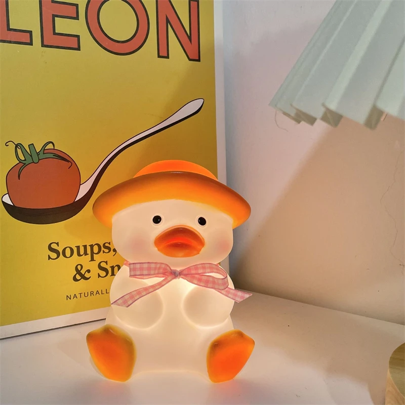 

LED Night Light Children Lamp For Kids Gift Cartoon Animal Lamp Battery Powered Cute Duck Light LED Bedroom Decoration Lighting