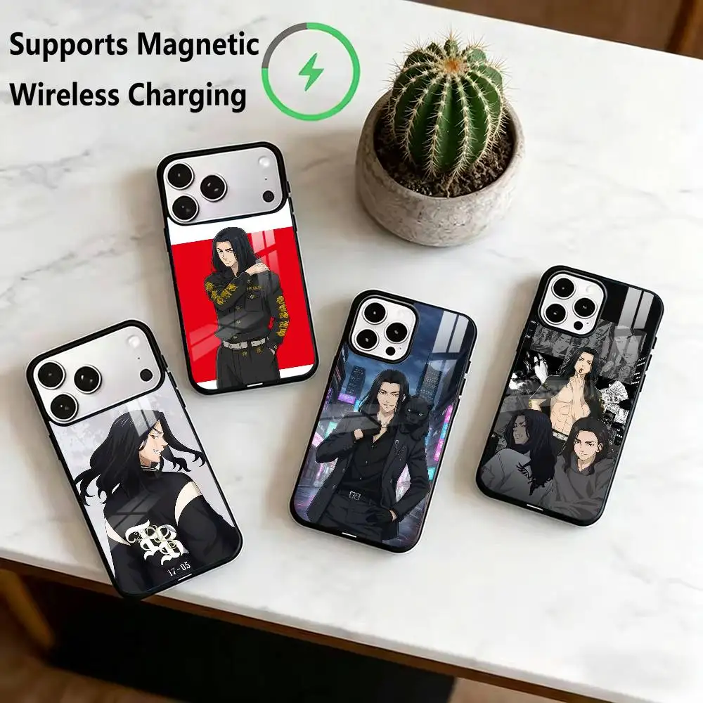 Anime Tokyo Keisuke Baji Phone Case For iPhone18 17,16,15,14,13,12,11 Plus,Pro Allows magnetic wireless charging Gift