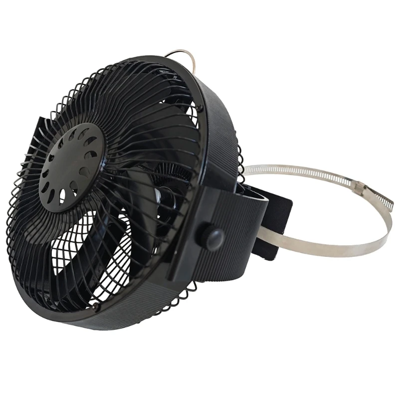 

Stove Fan Heat Powered Double Quiet Motors 6 Sheets Heat Activated Fan