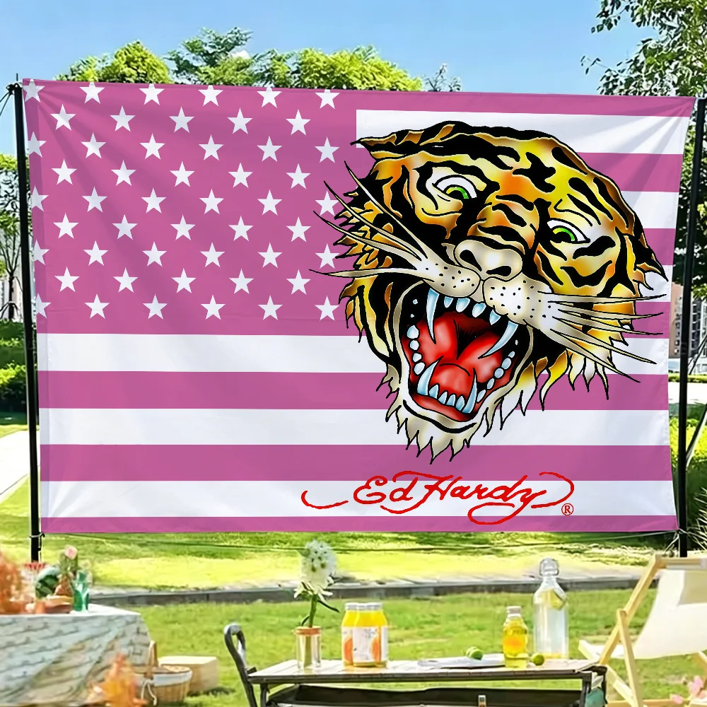 Brand Flag For Sports Matches  Games Parade Rally Holiday Festival Backyard Balcony Club Bar Decor E-Ed H-Hardy