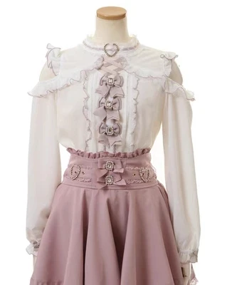 A pink white