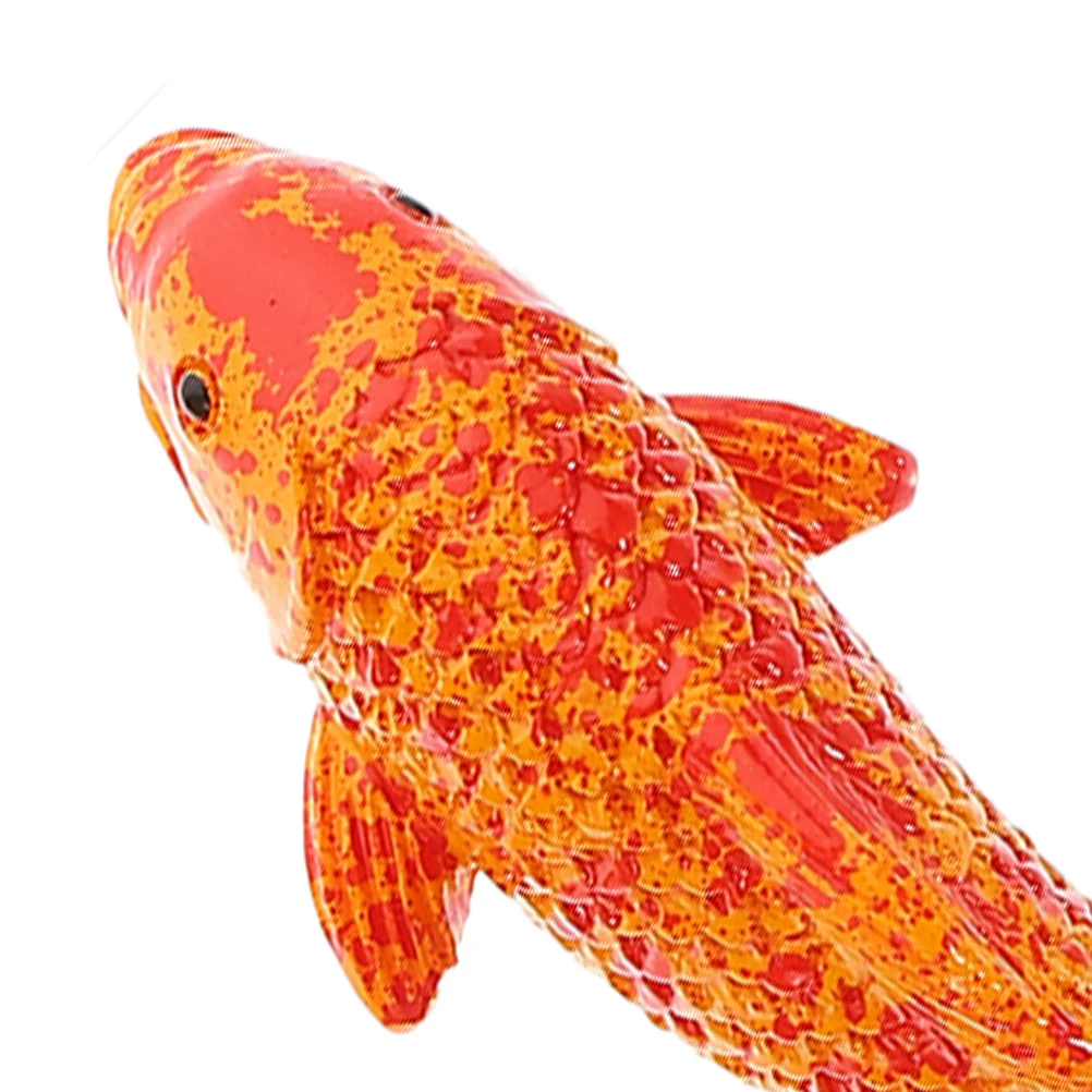 10 Pcs Realistic Fish Figurines Mini Aquarium Decor Plastic Goldfish Models Vibrant Fish Tank Naments Landscape Garden