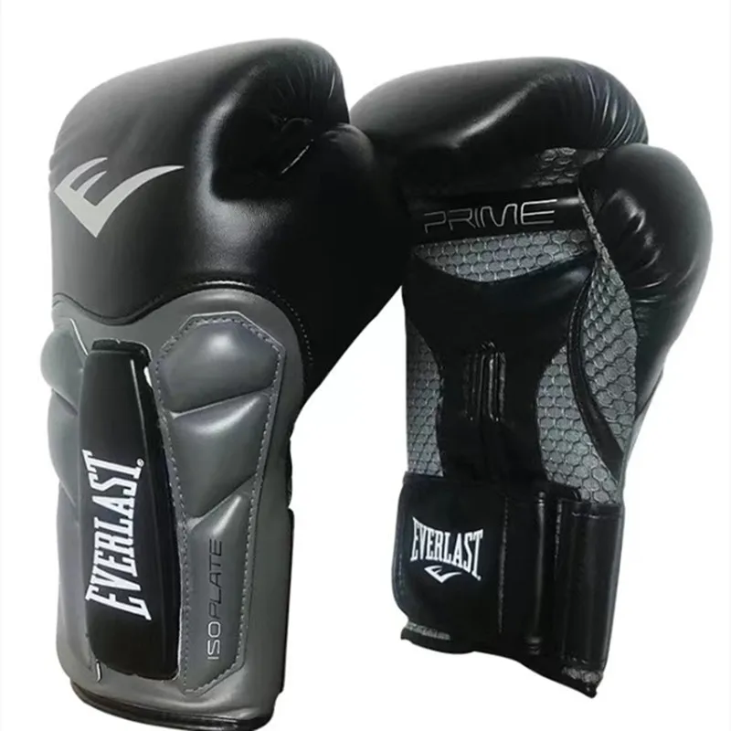 Luvas de Boxe PU Espessadas Profissionais Muay Thai Sanda, Luva de Treinamento MMA, Acessórios de Treinamento 10 oz, 12 oz, 14oz