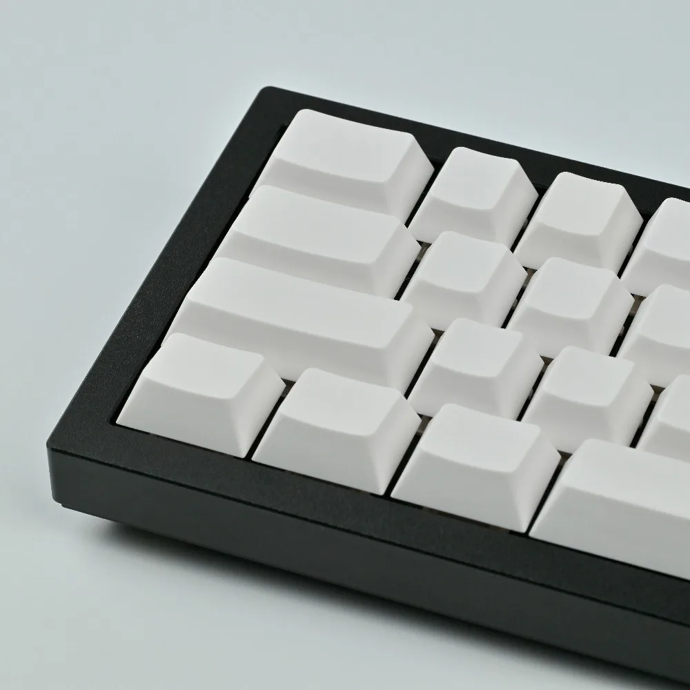 

Solid Color No Carving Keycap PBT Cherry Profile Key Caps Mechanical Keyboard Ergonomics Game Accessory Opaque Lightweight Gift