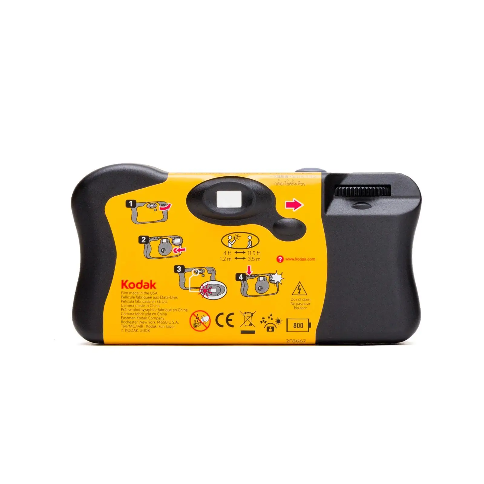 For Kodak Single Use One Time Disposable Film Camera 27 Sheets Exposure Photos ( Daylight / HD Power Flash / Waterproof )Camera