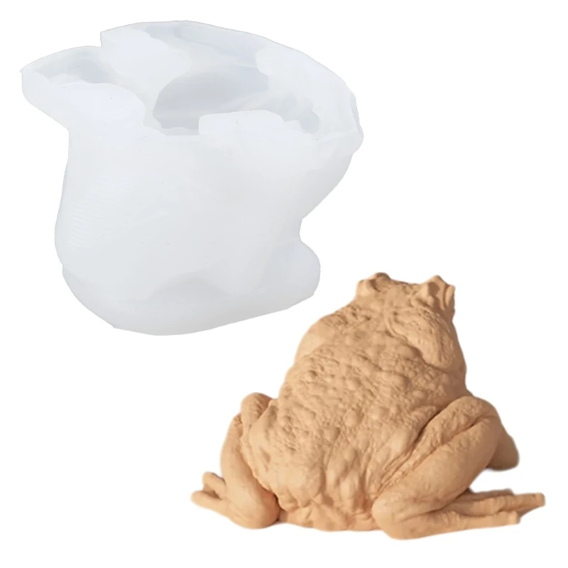 Animal Shaped Candle Molds Frog Shaped Resin Molds for Making Candle Soap DIY Craft Baking