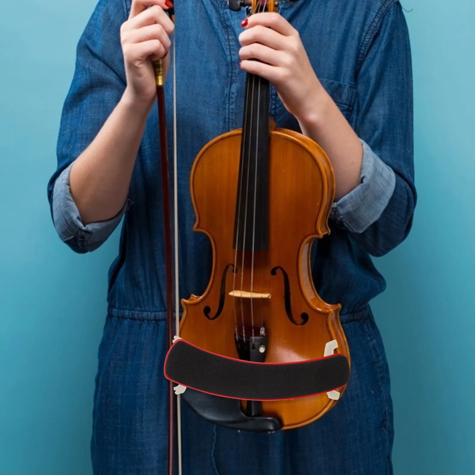 

1Pcs Fine Material Rubber Shoulder Rest Easy-to-Use and Portable Suitable for Many Occasions Rubber Violin Shoulder Protection