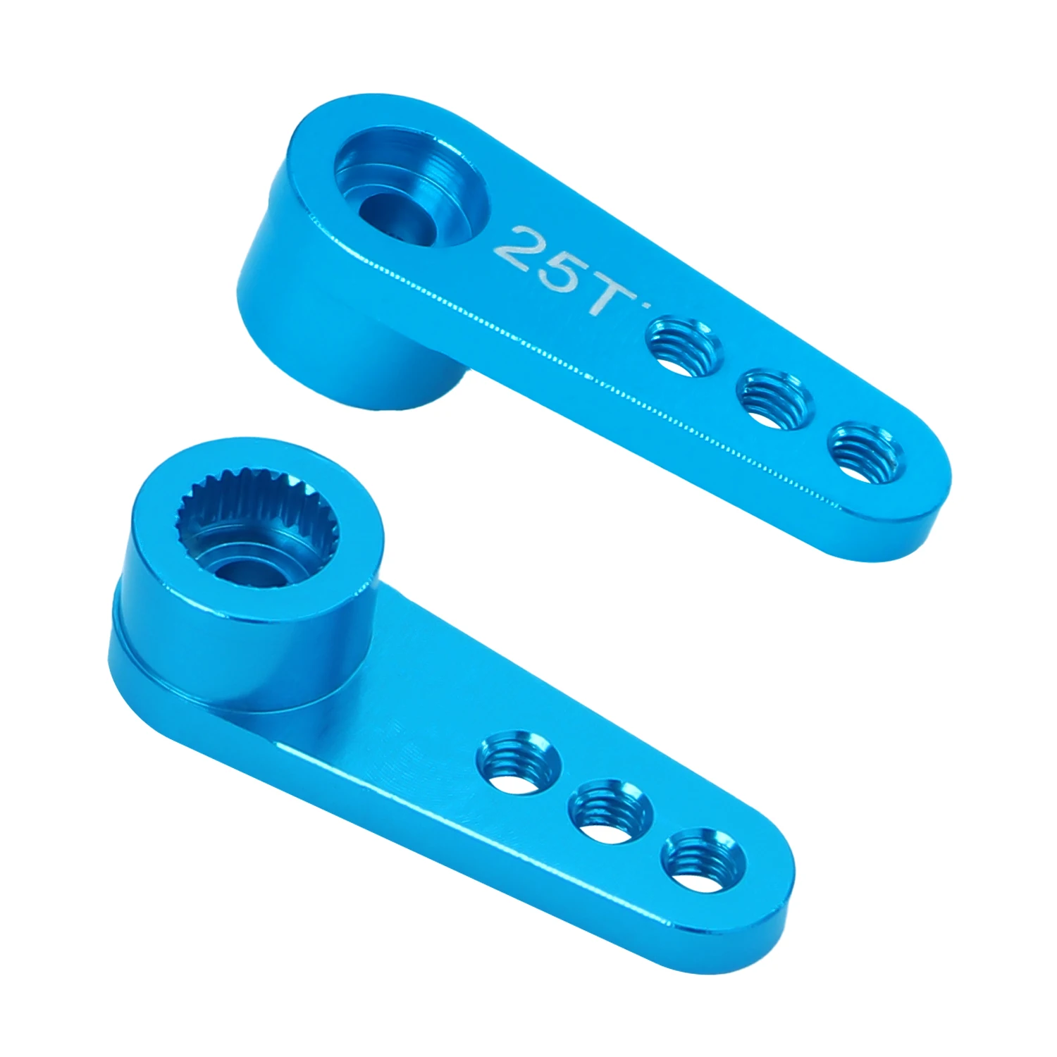 Metall 25T Erweiterte Servo Arm Lenkung Horn M3 3 Loch Für 1/10 RC Crawler TRX4 Axial SCX10 Tamiya Yikong HSP servo Motoren Teile