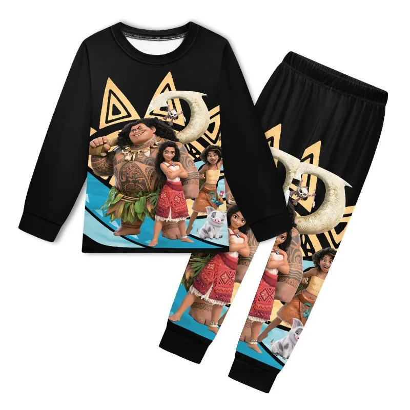 حار موانا منامة ماوي ملابس الطفل Vaiana تأثيري الشتاء الطفل بوتيك ملابس الأطفال زي طفل الفتيان ملابس خاصة 3-10Y