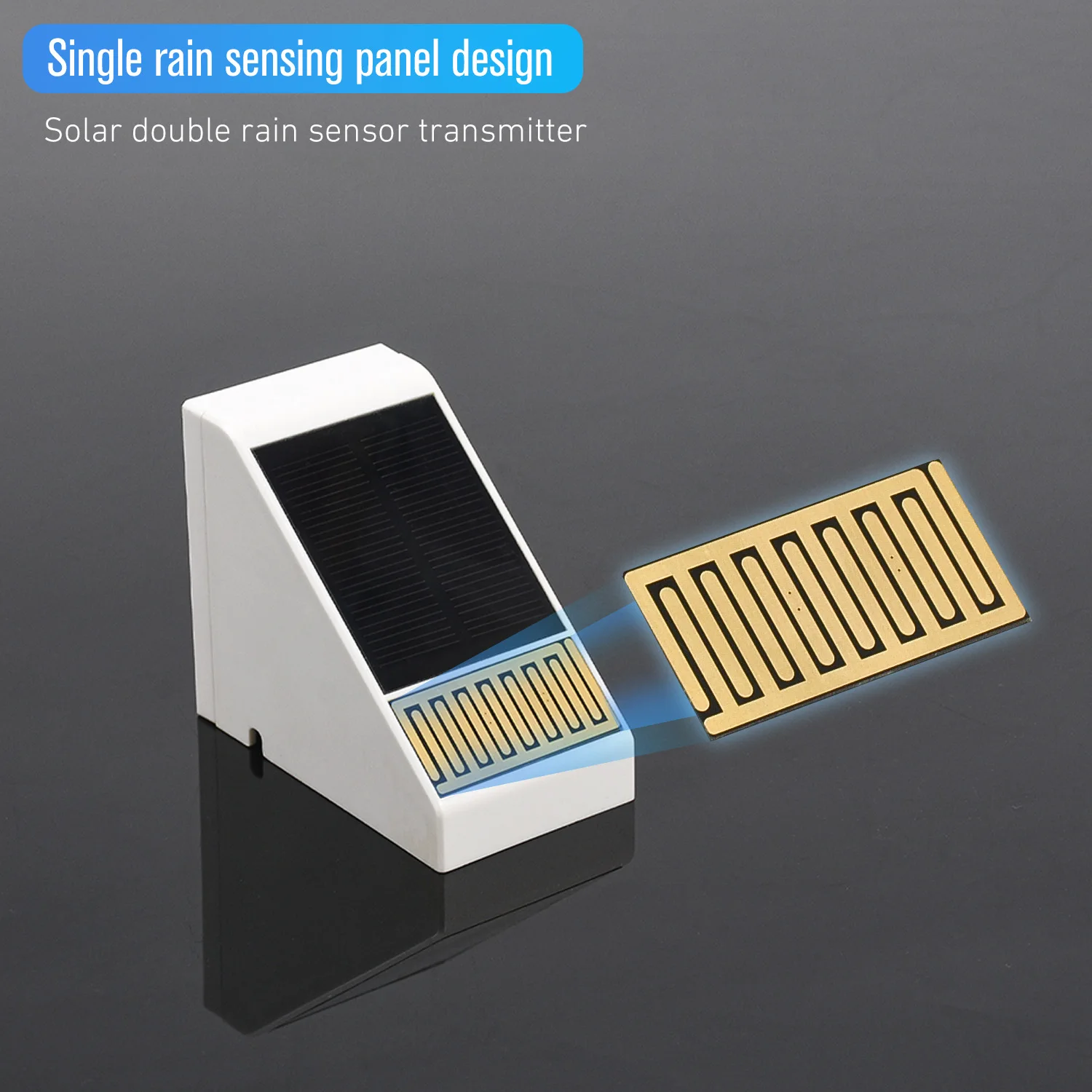 Wind-Sun Sensor for Motorized Retractable Awning, Automatic Weather Sensor with Sunlight and Wind Detection for AM45/AM56 Opener