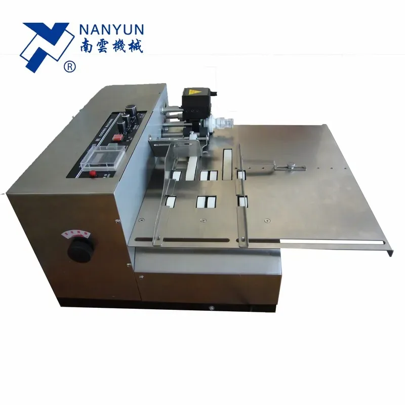Hot Sale NanYun Brand MY-380 Mini Ink Wheel Hot Stamping Coder for Paper Box Plastic Film Bags Label Card Heat Printing