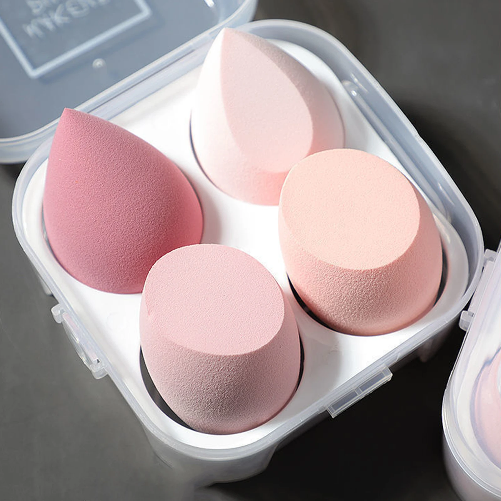 Pink Makeup Blender Cosmetic Puff Egg Shaped Sponge Cushion Foundation Powder Girls Face Beauty Tool Women Make Up Accessories