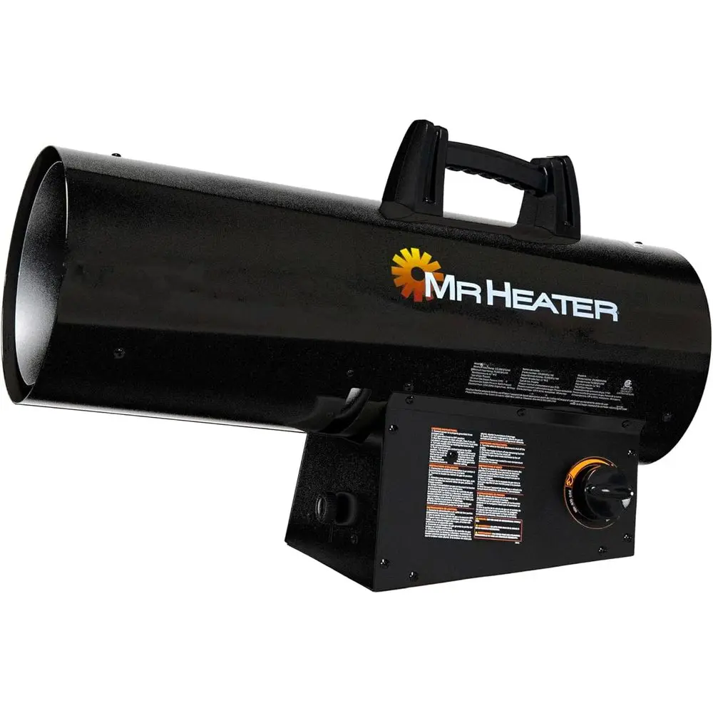 

10-Foot Hose Included: 125,000 BTU Propane Forced Air Space Heater with Regulator