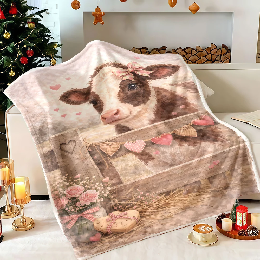 Bold Floral Full Size Fade Resistant Ultra-Soft Bed Throw Perfect for Family Gatherings Holiday Movie Nights