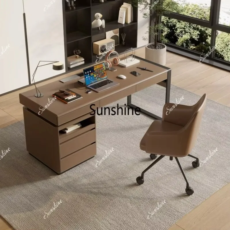 YItalian Luxury High-End Minimalist Modern Home Bedroom Computer Desk Study Writing With Office Desks Feeling