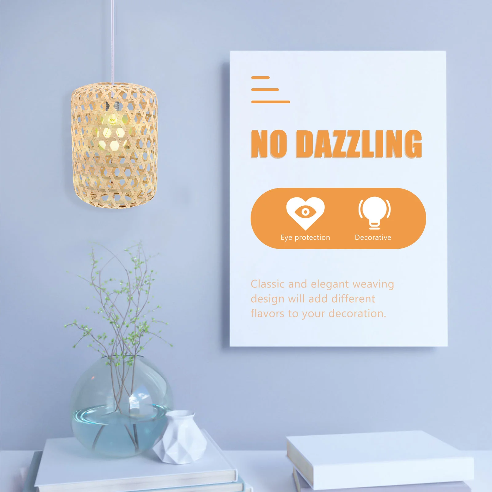 Lampu gantung kap lampu gantung, penutup lampu gantung