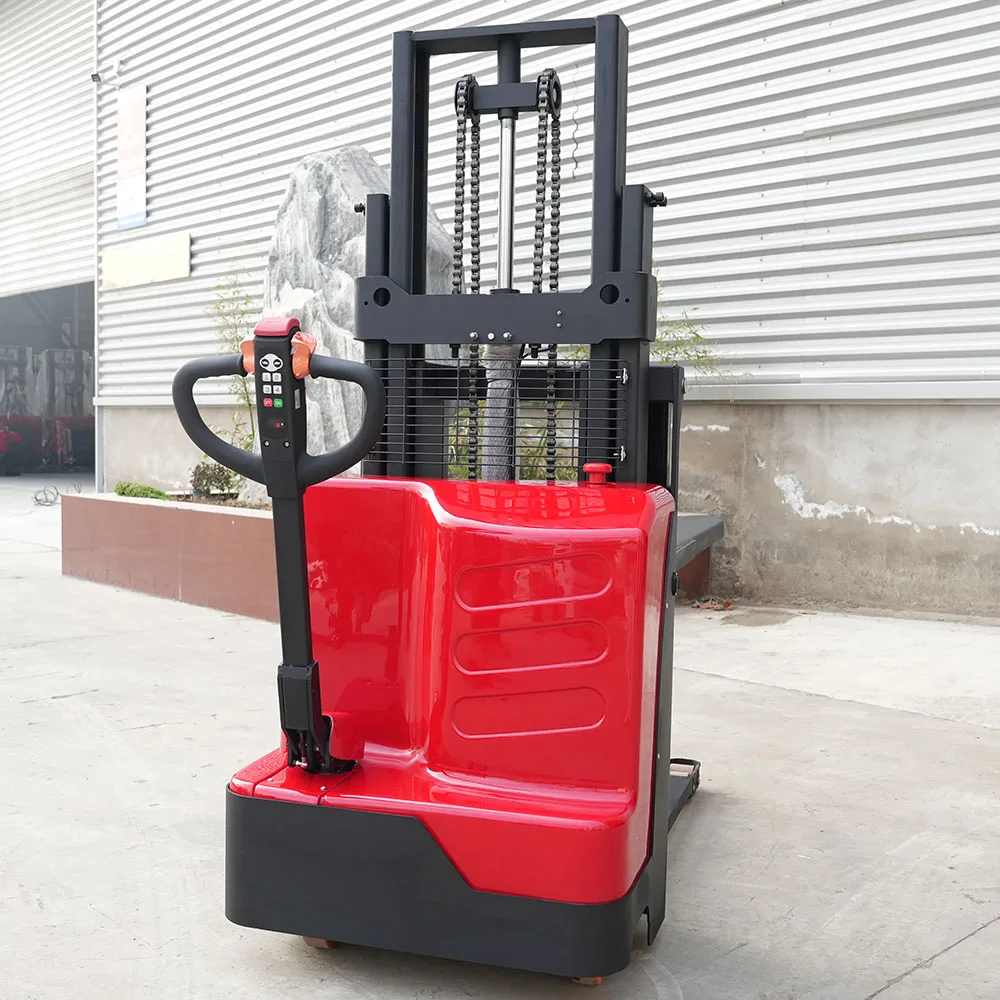 

Электрический вилочный погрузчик с быстрой доставкой, грузоподъемность 1500 кг, самозагружающийся, портативный, с высотой подъема 2-5,5 м
