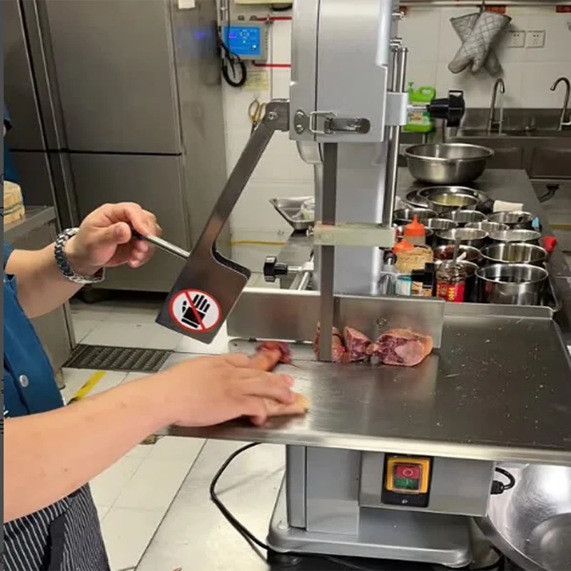 

Electric Meat Processing Machinery for Bone Cutting Frozen Meat Sawing for Pork Beef Chicken Fish Bones 220V