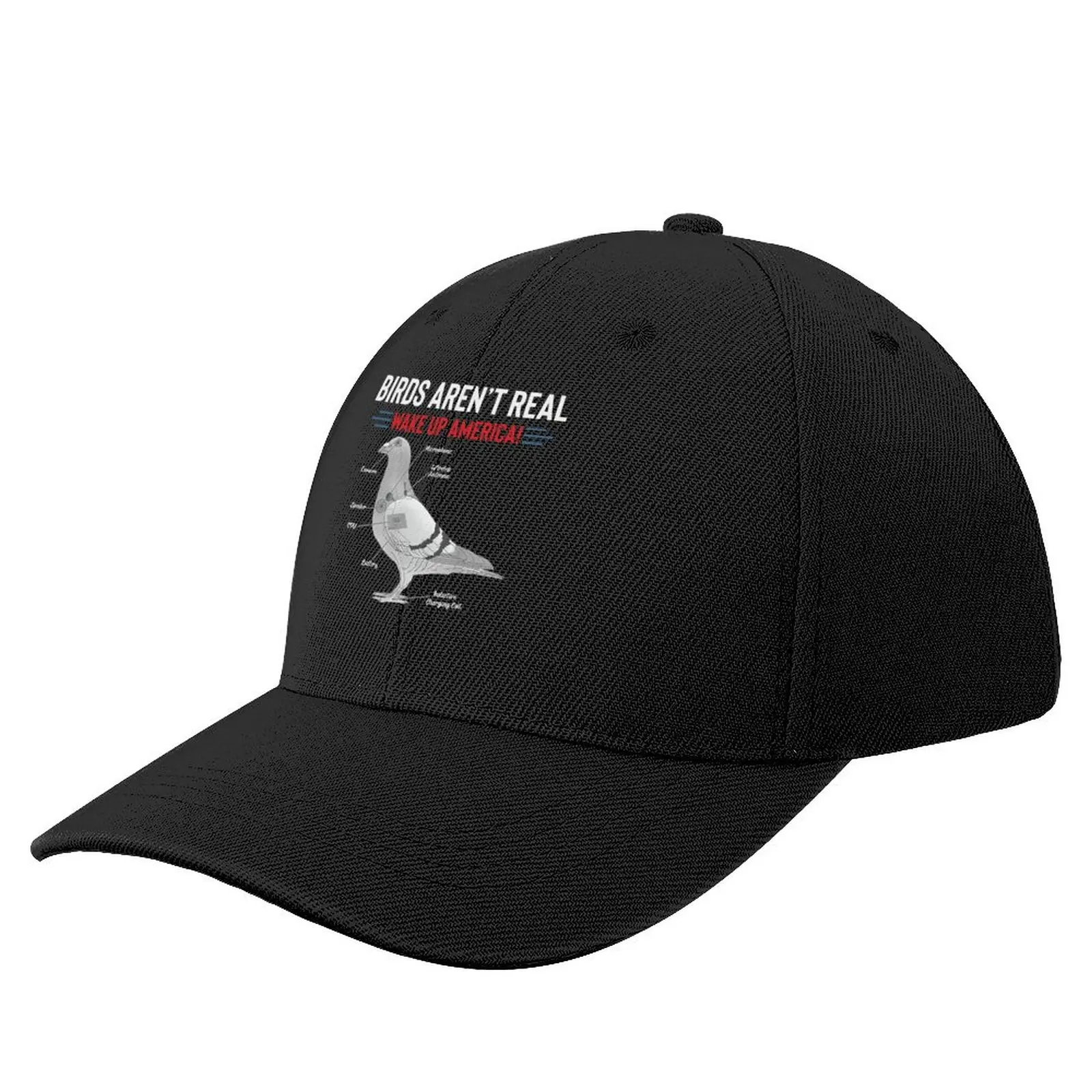 Birds Aren’t Real Wake Up America Baseball Cap Visor Military Tactical Cap Fluffy Hat Male Cap Women's