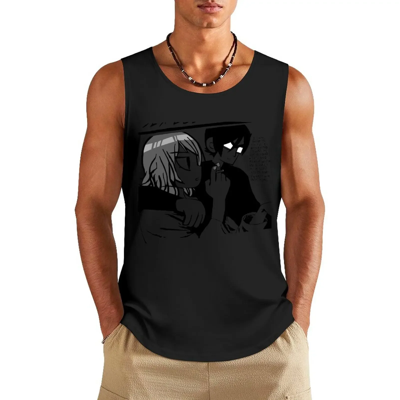 Sex Bob-Omb Tank Top Vest camiseta lisa cosas geniales ropa de gimnasio para hombre