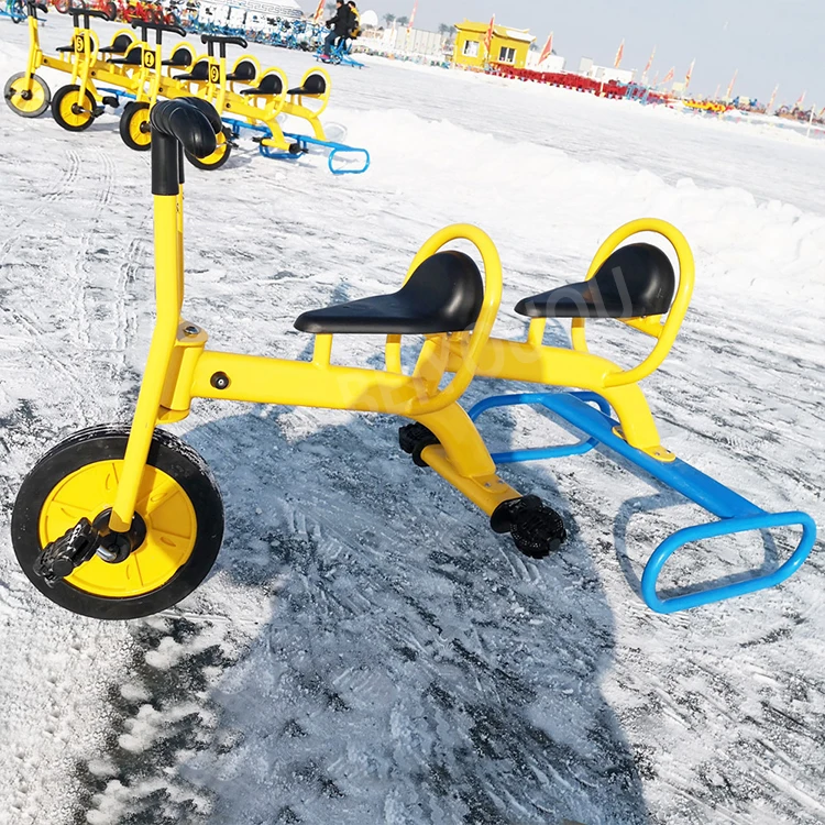Best Selling Winter on Ice With a Dedicated Four-petal Ice Cone Snow Racer Snowmobile Snow Ski Bike