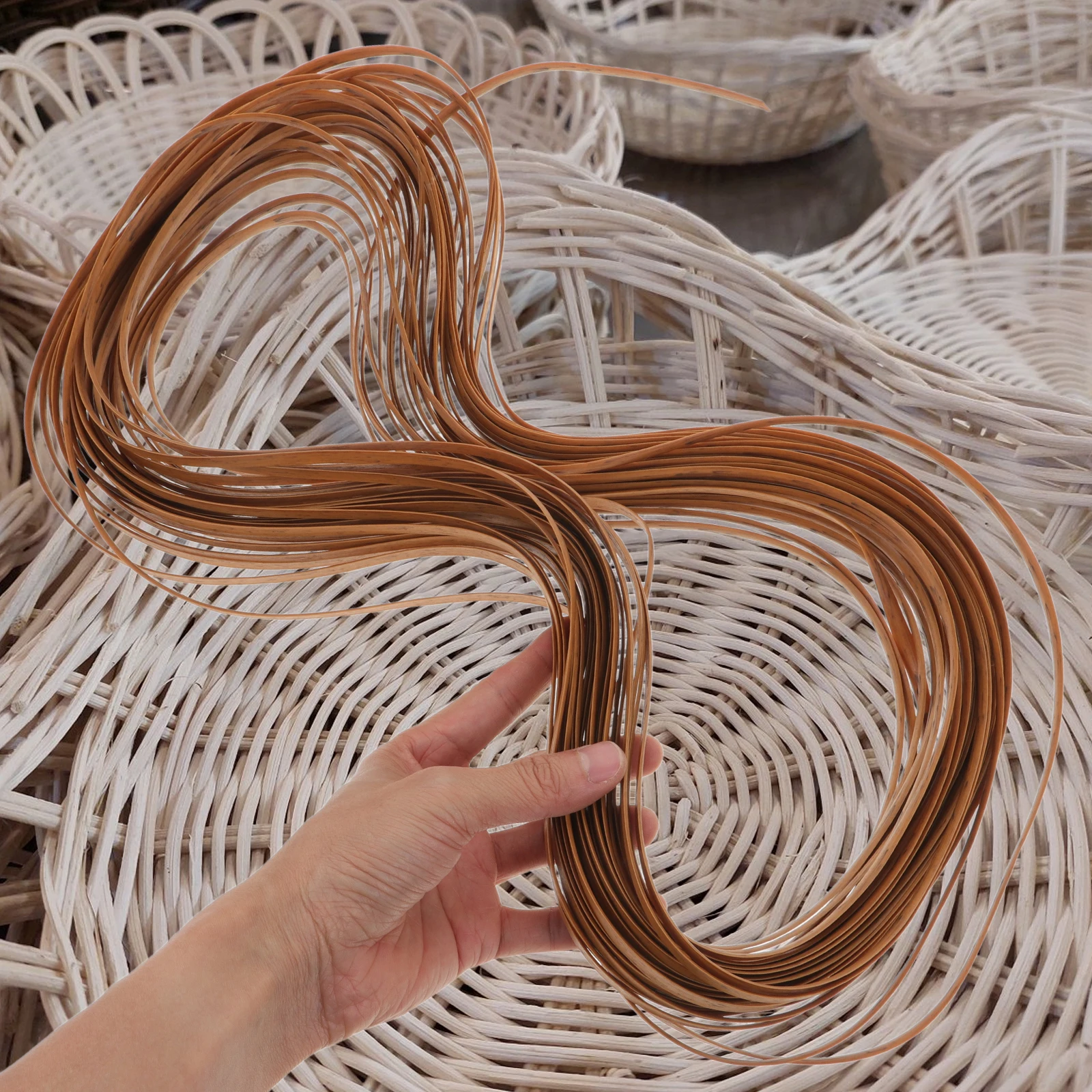 

Rattan Weave Material Plastic Chair Supplies DIY Repair Kit Baskets Weaving Mattress Durability Practical Use Multi Functional