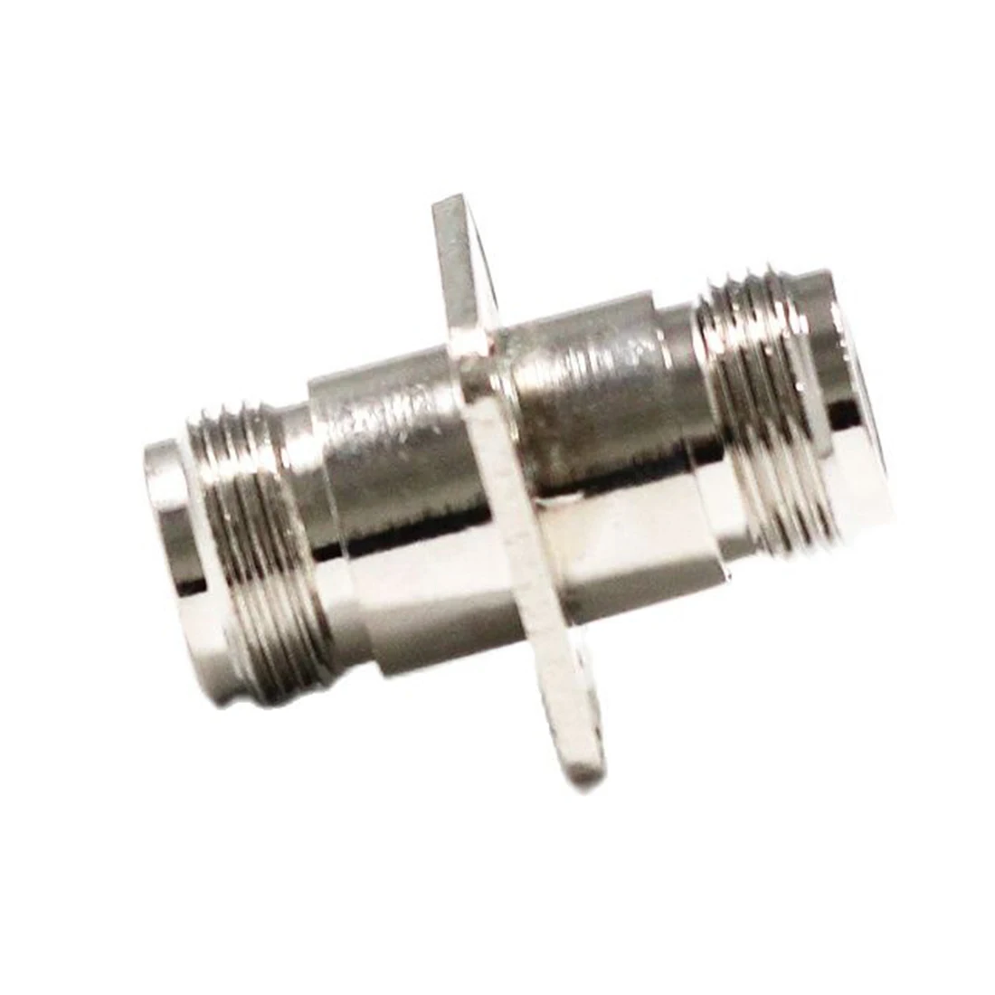 Adaptateur coaxial RF à 4 trous, 1 pièce, Jack femelle vers Jack femelle, convertisseur nickelé, nouveau, vente en gros