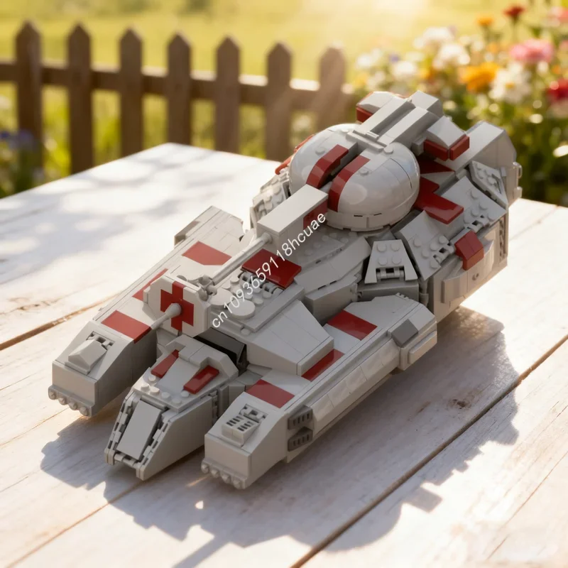 

1238 деталей MOC RX: Модель штурмового танка класса Falchion для звездных битв, конструктор, рождественский подарок, идея для сборки своими руками, на день рождения для детей