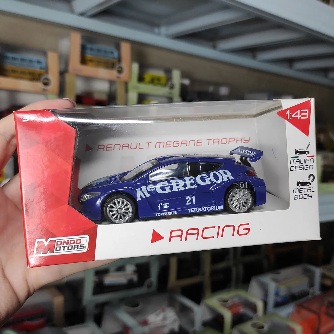 Diecast 1:43 Scale RENAUL Megane TROPHY Alloy Car Model