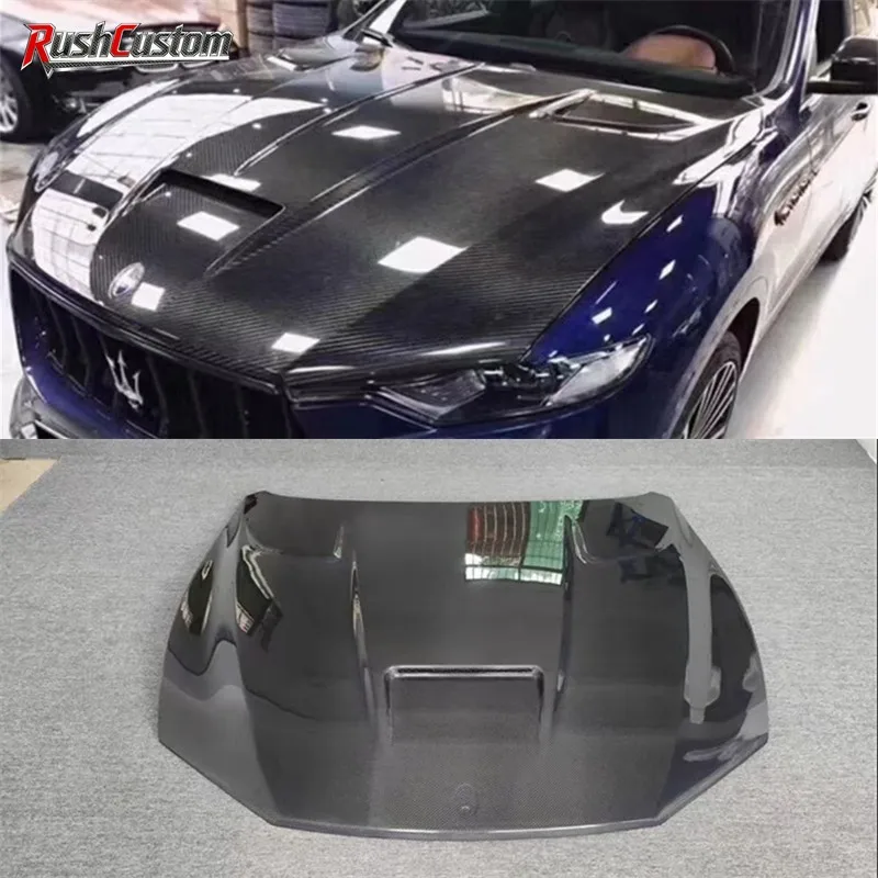 

For Maserati Levante ReaI Carbon Fiber Engine Hood Cover Kit