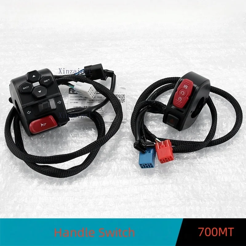 

Для CFMOTO 700MT ручка переключателя в сборе 700 MT аксессуары для мотоциклов ручка зажигания кнопка переключателя фар мото руль