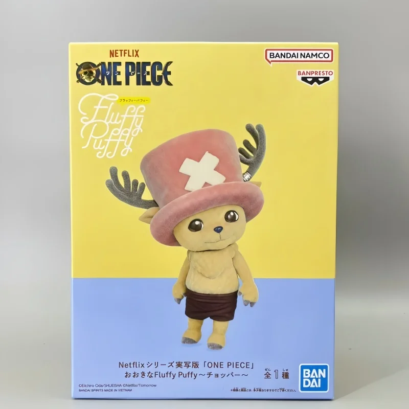 Muñeco de Peluche Chopper de One Piece de Banpresto, Muñeco de Peluche Suave y Realista de la Serie Netflix, Artículo Coleccionable de Anime para Adultos Fanáticos del Anime