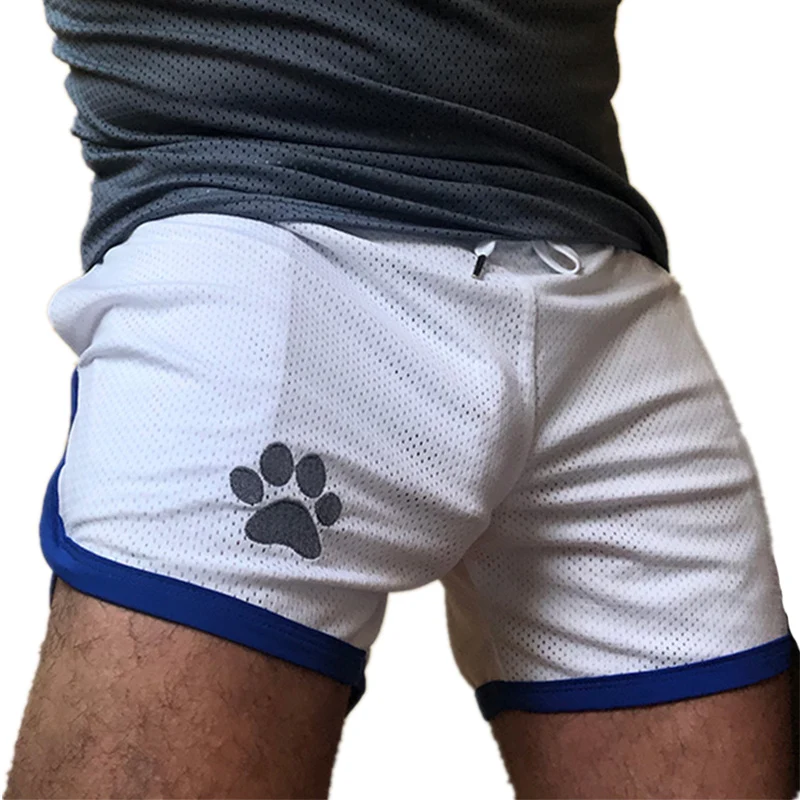 Men Gym Fitness Shorts Bodybuilding sports Jogging shorts Male 2022 Summer Cool Breathable Mesh The big size casual men Shorts