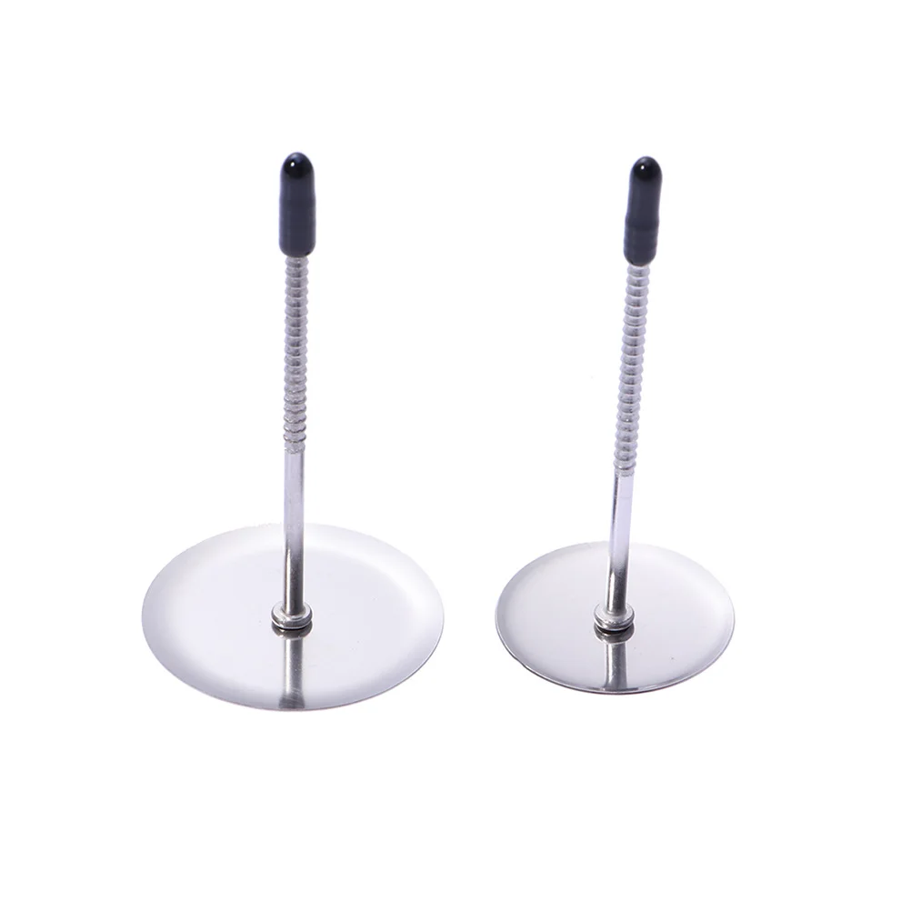 

4Pcs Cake Flower Nail Decorating Tools Set with Flower Lifters Angled Design Essential for Wedding Pastry Cake Cupcake Decor