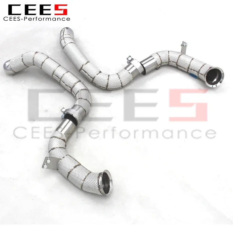 

CEES Downpipe for Mercedes-Benz E63/E63S AMG W213 4.0TT 2016-2023 Stainless Steel Parts Sport Straight Through Exhaust System